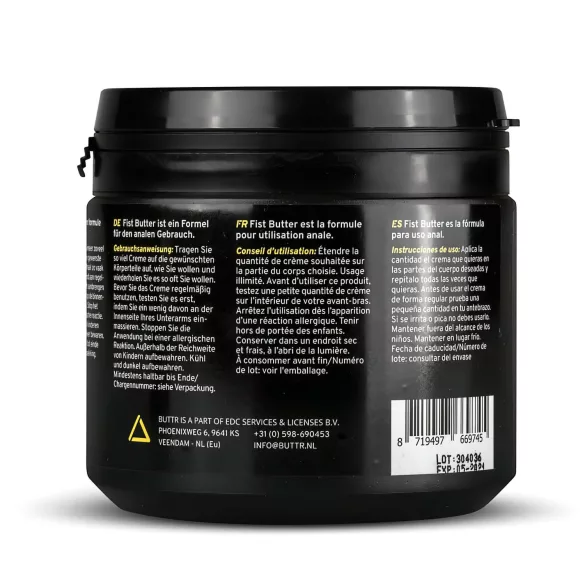 BUTTR - lubrykant do fistingu - maść na bazie oleju - 500 ml