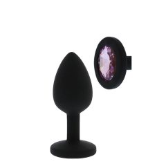   Ulubieńcy wszech czasów - fioletowe silikonowe dildo analne (czarne)