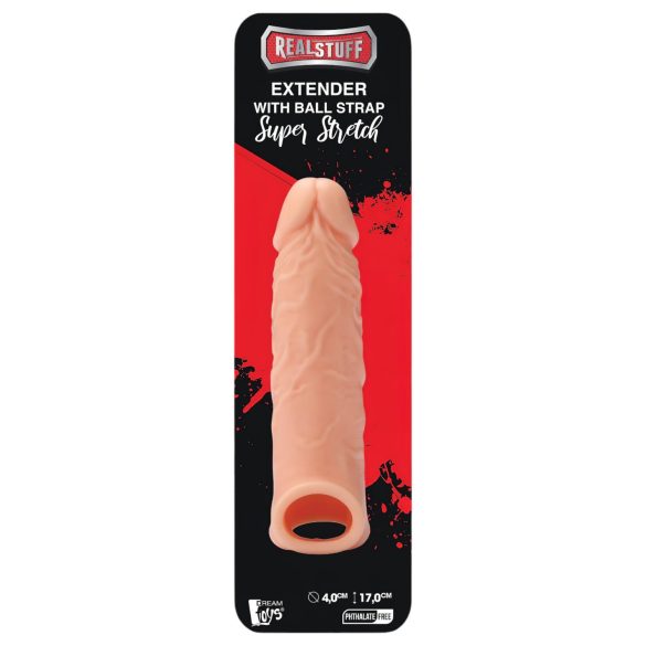 RealStuff Extender 6,5 - nakładka na penisa - naturalna (17cm)