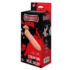 RealStuff Strap-On - dildo z wąskim paskiem (naturalne)