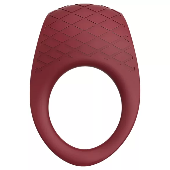 Dreamtoys Ivy - pierścień wibrujący na penisa - bordowy