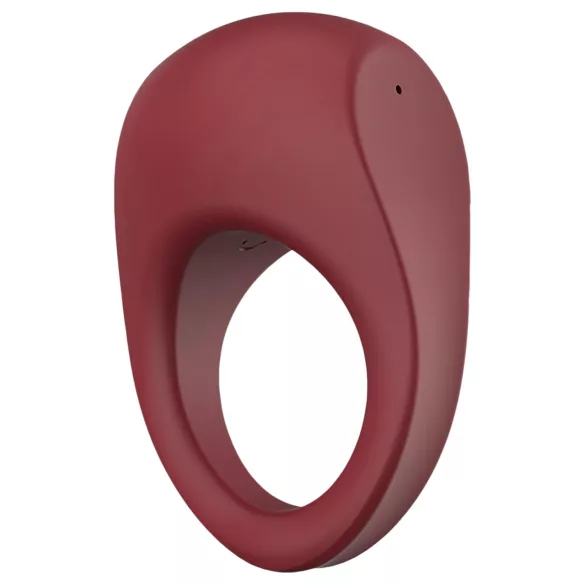Dreamtoys Ivy - pierścień wibrujący na penisa - bordowy