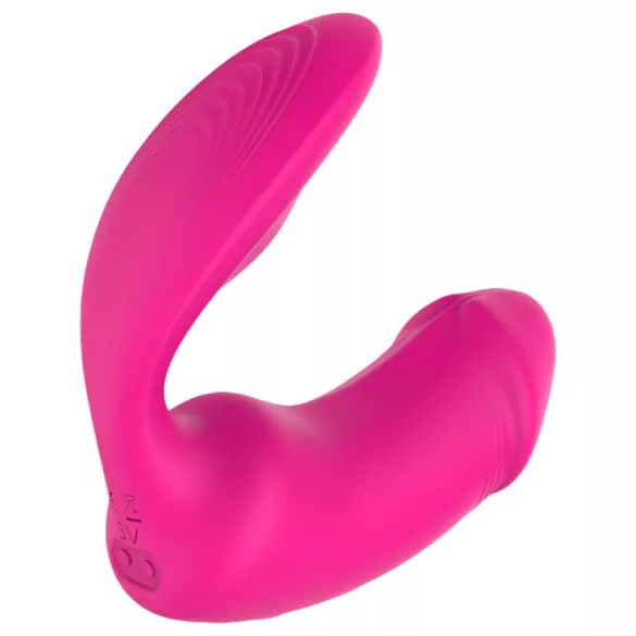 Vibes of Love Duo - wibrujący 2w1 stymulator łechtaczki (różowy)
