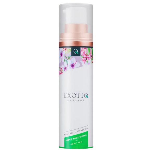 Exotiq - aromatyczny olejek do masażu - bazylia-cytryna (100ml)