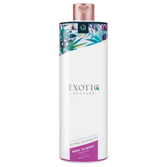 Exotiq Body To Body - rozgrzewający olejek do masażu (500 ml)