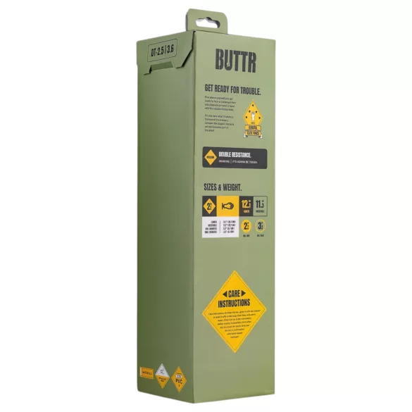 BUTTR - dildo do fistingu z przyssawką - czarny