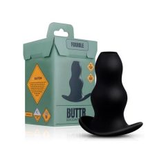 BUTTR Foxhole - Wydrążony dildo analne (czarny)