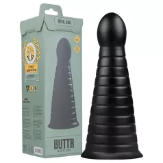 BUTTR Devil Dog - dildo z przyssawką - czarny