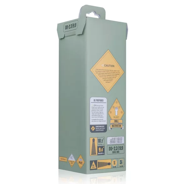 BUTTR Devil Dog - dildo z przyssawką - czarny