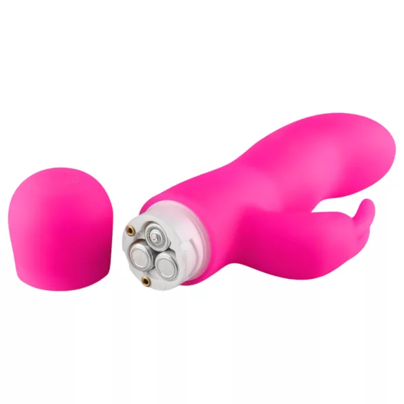 Easytoys Mad Rabbit - wibrator króliczek do łechtaczki - silikon różowy