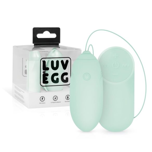 LUV EGG - bezprzewodowe, wibrujące jajko z akumulatorem (zielone)