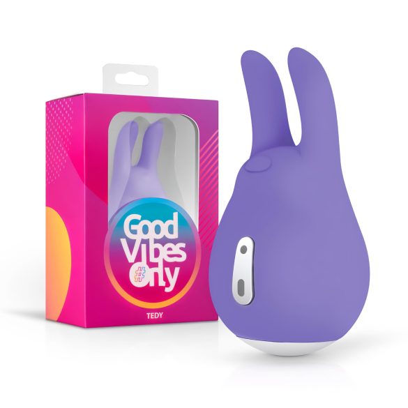 Good Vibes Tedy - akumulatorowy wibrator króliczek (fioletowy)