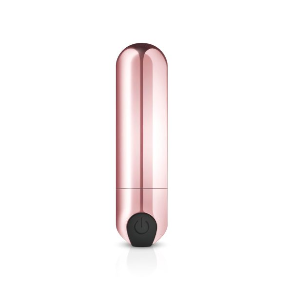 Rosy Gold Bullet - akumulatorowy mini wibrator (różowe złoto)