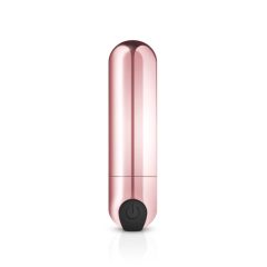   Rosy Gold Bullet - ładowalny mini wibrator typu bullet (różowe złoto)