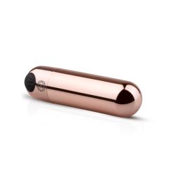   Rosy Gold Bullet - ładowalny mini wibrator typu bullet (różowe złoto)