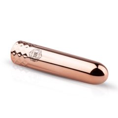   Rosy Gold Mini - ładowalny mini wibrator na biegunach (różowe złoto)