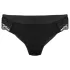 Pantyrebel - czarne majtki typu high-leg + wibrator sterowany radiowo (S-L)