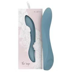   Bloom Rose - wibratora do punktu G - silikonowy - ładowany USB - turkusowy