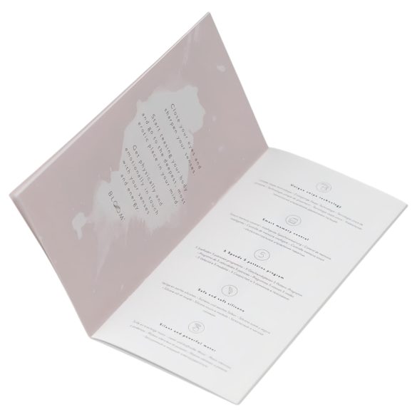 Bloom Rose - wibratora do punktu G - silikonowy - ładowany USB - turkusowy