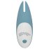 Tulipanowy Vibrator - akumulatorowy, silikonowy, turkusowy