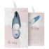 Tulipanowy Vibrator - akumulatorowy, silikonowy, turkusowy