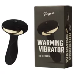   Teazers - wibrator analny z funkcją podgrzewania - silikon czarny