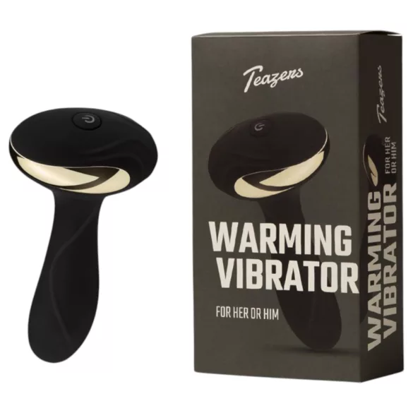 Teazers - wibrator analny z funkcją podgrzewania - silikon czarny