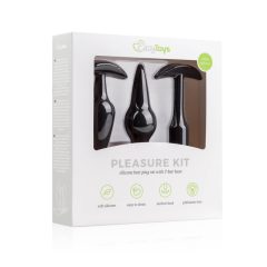Easytoys Pleasure kit - zestaw dild analnych (czarny)