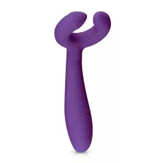   Easytoys - wibrujący stymulator dla par - wodoodporny, akumulatorowy, fioletowy