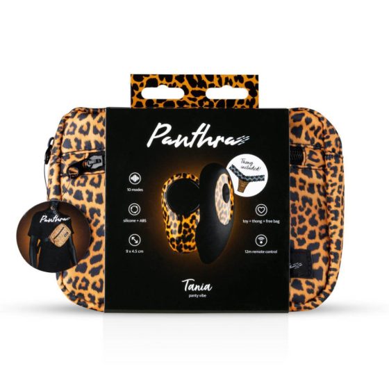 Panthra Tania - bateria, radio, wibrujące majtki (lamparcie cętki)