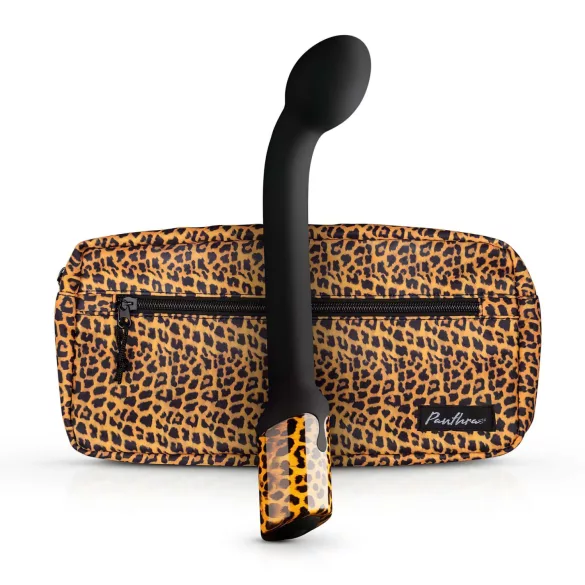 Panthra Nila - wibrator do punktu G - ładowalny, wodoodporny - czarny leopard