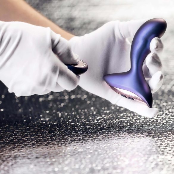 Hueman Intergalactic - wibrator analny - wibrujący - silikon fioletowy