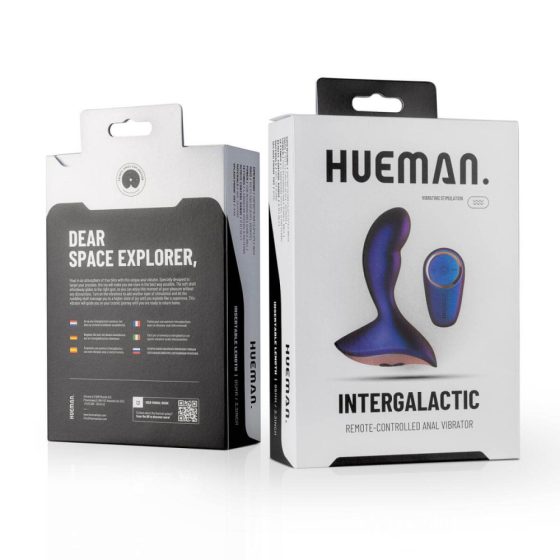 Hueman Intergalactic - ładowalny radiowy wibrator analny (fioletowy)