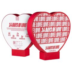   LoveBoxxx 14-Days of Love - soczysty zestaw wibratorów dla par (czerwony)