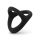 Easytoys Desire Ring - elastyczny pierścień na penisa i jądra (czarny)