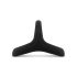 Easytoys Desire Ring - elastyczny pierścień na penisa i jądra (czarny)