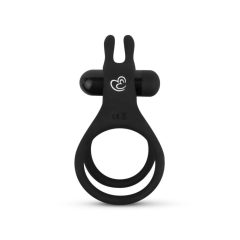   Easytoys Share Ring - wibrujący pierścień na penisa i jądra (czarny)