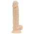 Real Fantasy Ashton - dildo realistyczne z jądrami - 20,5 cm - kolor cielisty