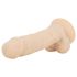 Real Fantasy Ashton - dildo realistyczne z jądrami - 20,5 cm - kolor cielisty