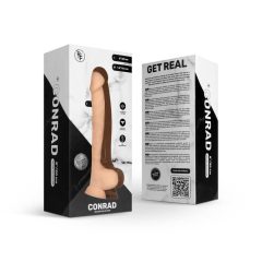   Real Fantasy Conrad - ładowany, zasilany bateryjnie, realistyczny wibrator (20 cm) - naturalny