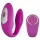 Easytoys - wibrujący stymulator dla par - wodoodporny, z pilotem - różowy