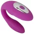 Easytoys - wibrujący stymulator dla par - wodoodporny, z pilotem - różowy