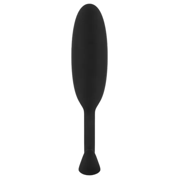 EasyToys Heavy Fulfiller - korek analny 54 g - mały (czarny)