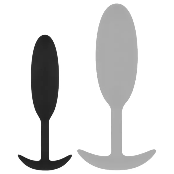 EasyToys Heavy Fulfiller - korek analny 54 g - mały (czarny)