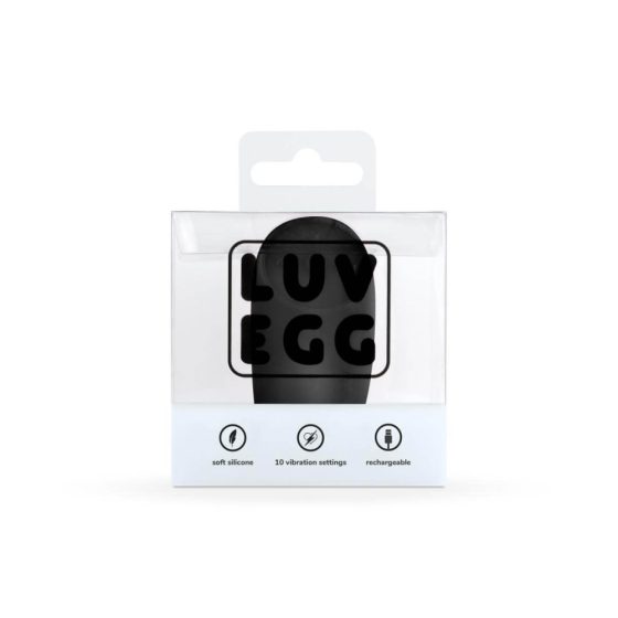 LUV EGG - ładowalne radiowe jajko wibracyjne (czarne)
