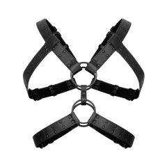 Bedroom Fantasies Rocco - body harness top (czarny) - S-XL