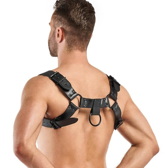 Bedroom Fantasies Bruno - body harness top (czarny) - S-XL