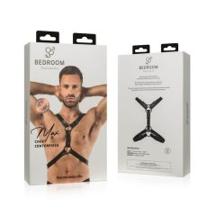 Bedroom Fantasies Max - body harness top (czarny) - S-XL