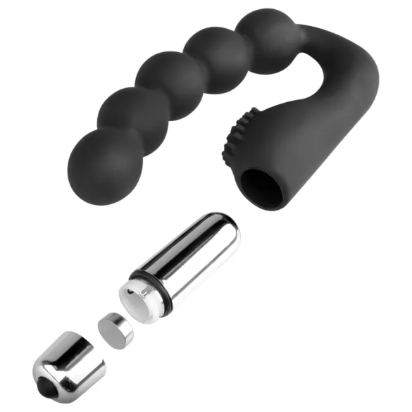 EasyToys - wibrator analny - wodoszczelny - czarny