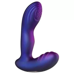   Hueman Galaxy - wibrator analny pulsujący - silikon fioletowy